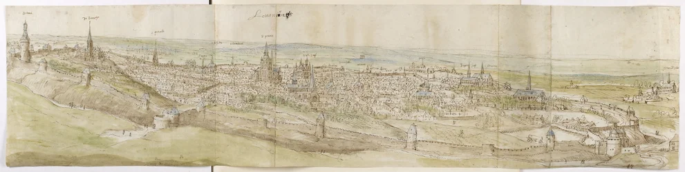 Vista panorámica de Lovaina desde el noroeste